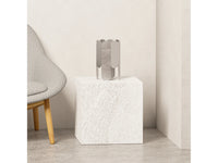 Dove - Mesa de Apoio em Mármore Carrara - Branco