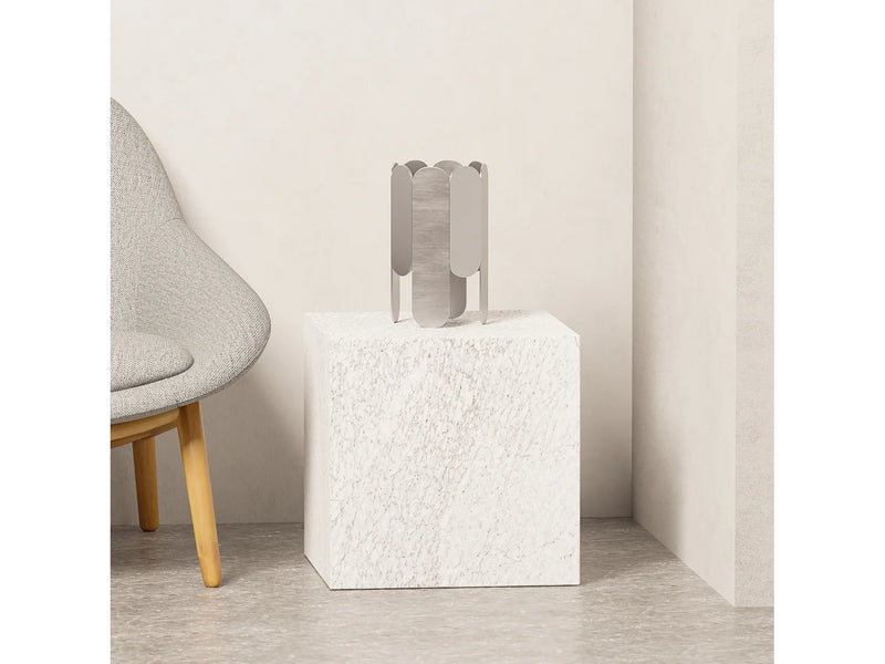 Dove - Mesa de Apoio em Mármore Carrara - Branco