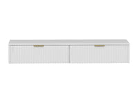 Consola FRALYN - Consola Suspensa com 2 Gavetas - Branco