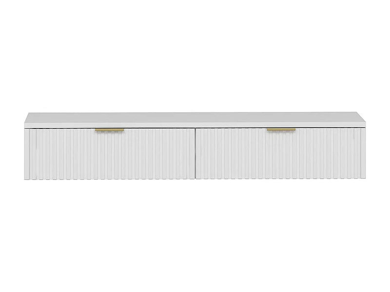 Consola FRALYN - Consola Suspensa com 2 Gavetas - Branco