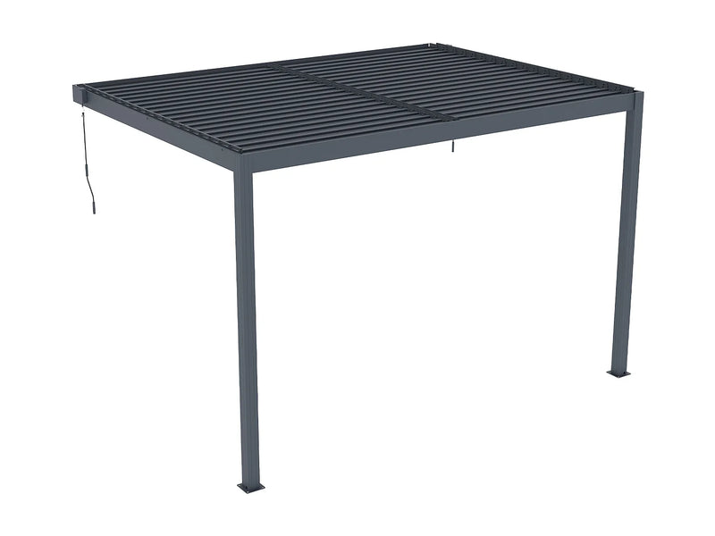 Mandello - Pérgola Adossada Bioclimática em Alumínio com Lâminas Orientáveis