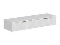 Consola FRALYN - Consola Suspensa com 2 Gavetas - Branco