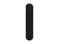 JAYLEN - Conjunto de 3 Espelhos Ovais em Metal - Dourado