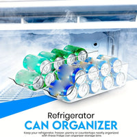 Caixas Organizadoras para Frigorífico e Congelador — Dispensador de Latas e Acessórios de Cozinha