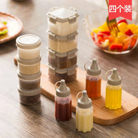 Frascos Doseadores de Molhos e Temperos em Plástico Alimentar — Portáteis para Churrasco e Uso Exterior