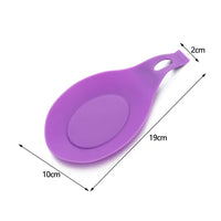 Suporte de Colher em Silicone — Tapete Resistente ao Calor para Utensílios de Cozinha