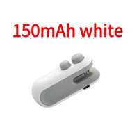 Seladora de Sacos Elétrica Portátil 2 em 1 — Mini Máquina de Selar com Carregamento USB-C