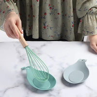 Suporte de Colher em Silicone — Tapete Resistente ao Calor para Utensílios de Cozinha