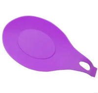 Suporte de Colher em Silicone — Tapete Resistente ao Calor para Utensílios de Cozinha