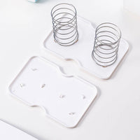 Dispensador de Lenços de Papel com Mola Automática — Suporte para Cozinha, Casa de Banho e Escritório