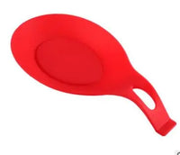 Suporte de Colher em Silicone — Tapete Resistente ao Calor para Utensílios de Cozinha