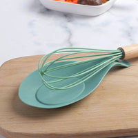 Suporte de Colher em Silicone — Tapete Resistente ao Calor para Utensílios de Cozinha