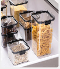 Frascos Herméticos para Cozinha — Conjunto de Potes em Plástico à Prova de Humidade